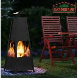 Gardebruk Feuerschale Feuerstelle Ø 102 cm Schwarz