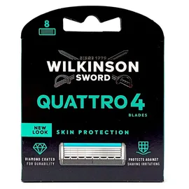 Wilkinson Rasierklingen Quattro Titanium Sensitive 8 St.