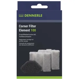 Dennerle Ersatzschwamm Corner Filter Element 100 2 Stück
