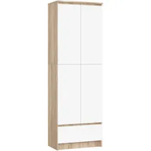 Akord Mehrzweckschrank 60 x 180 x 35 cm Weiß