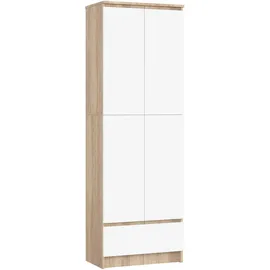 Akord Mehrzweckschrank 60 x 180 x 35 cm Weiß