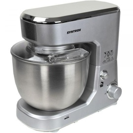 Syntrox Küchenmaschine Wezen Knetmaschine & Mixer mit Edelstahl-Behälter cream