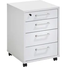 FMD Calvi Rollcontainer 48 x 49,5 x 65,5 cm weiß