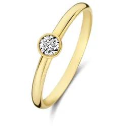 Isabel Bernard Ring De La Paix Inaya - 585 gold diamant 0.03 karat 54 Damen 