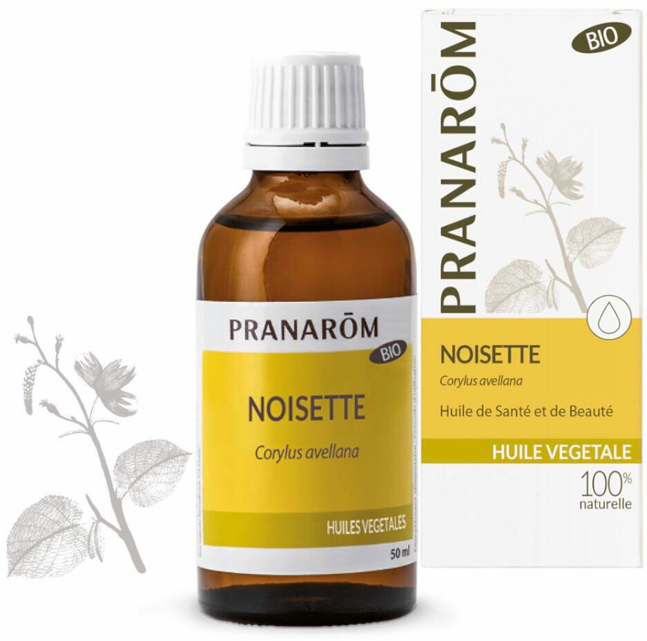 Pranarôm Huile Végétale Noisette Bio 50 ml huile