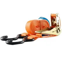 Baumarktplus Spanngurt Ratschen Zurrgurt 5m 800kg 0,8t 0,8to ORANGE 2tlg