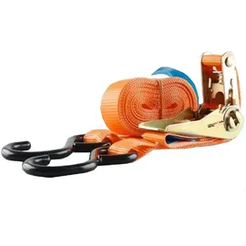 Baumarktplus Spanngurt Ratschen Zurrgurt 5m 800kg 0,8t 0,8to ORANGE 2tlg