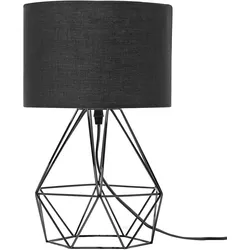 Tischlampe schwarz 35 cm geometrisch MARONI