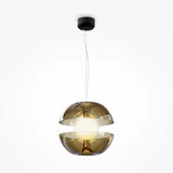 Maytoni Hängelampe Pendellampe Esstischleuchte LED Wohnzimmerleuchte gold rauch H 149 cm