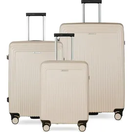 Bugatti Linea Hard-Top Case 4-Rollen Cabin 56 cm / 29 l beige