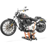 Motorrad Hebebühne ConStands Midlift L Motorradheber passend für Chopper bis 680kg in orange DPL23