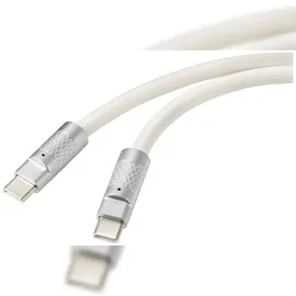 Renkforce USB-C® Kabel USB 2.0 USB-C® Stecker, USB-C® Stecker 0.50 m Weiß RF-6056874