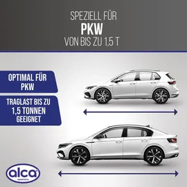 Alca Wagenheber Stahl 100–350mm silber