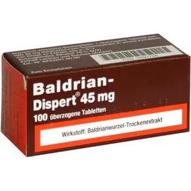 CHEPLAPHARM Arzneimittel GmbH BALDRIAN DISPERT 45 mg überzogene Tabletten