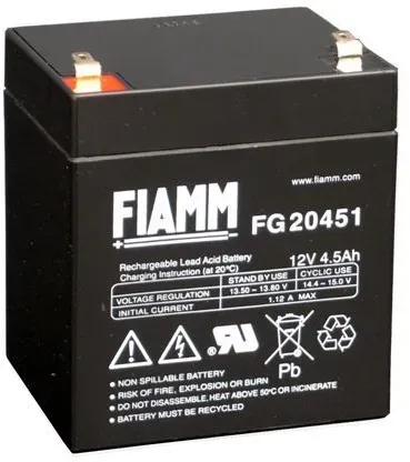 Fiamm FG20451 12 V 4,5Ah Blei Akku / Blei Akku / AGM Blei Vlies