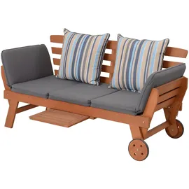 Garden Pleasure Rincon 190 x 78 x 68 cm Braun-Grau