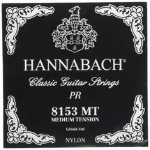 Hannabach Saiten für Klassikgitarre Seire 815 Medium Tension Silver Special (hochwertig, Allzweck-Saite für fast jedes Instrument, Gitarrensaiten klassische Gitarre, Made in Germany)