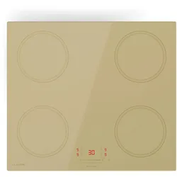 Klarstein Victoria Induktionskochfeld | 60 cm | 4 Kochfelder | Schieberegler | Boost-Funktion Creme