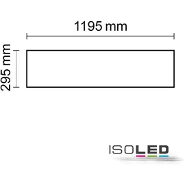 Fiai IsoLED LED Panel Business Line 1200 36W eckig weiß