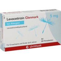 Glenmark Arzneimittel GmbH Levocetirizin Glenmark 5mg Filmtabletten