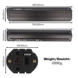Bosch PowerTube 500 Wh vertikal BBP281