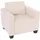 Mendler Modular Sessel Loungesessel Lyon, Kunstleder ~ creme
