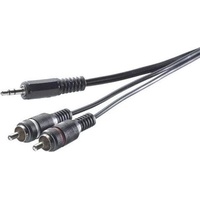 SpeaKa Professional SP-7869916 Cinch / Klinke Audio Anschlusskabel [2x