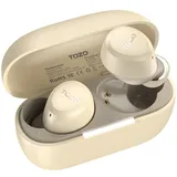TOZO A1 Mini Bluetooth Kopfhörer 5.3 Kopfhörer Kabellos Bluetooth, In Ear Bluetooth Kopfhörer mit APP Steuerung, 30 Std Premium Sound, IPX5 Wasserdicht Kabellose Kopfhörer für kleine Ohren - Khaki