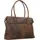 Plevier Retro Lamarr Schultertasche Leder Brown