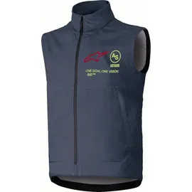 Alpinestars Techstar Softshell Weste - Dunkelgrau/Neon-Gelb/Rot - XL