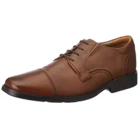 CLARKS Herren Clarkslite Cap Oxford, Tan Leather, 39.5 EU
