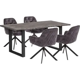 Woodkings Bullwer 230 x 75 x 100 cm grau