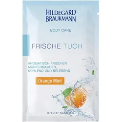 Hildegard Braukmann BODY CARE Frische Tuch Orange Mint 10 Stück