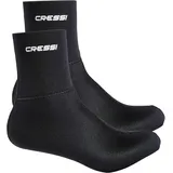 Cressi Black Neoprene (3 or 5mm) Socks Resilient - Neopren Tauchsocken 3/5mm, Schwarz, für Erwachsene Unisex