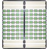 i-flair Tellerlattenrost 160x200 cm, Lattenrahmen Ergo IF56 mit Tellerfedern - für alle Matratzen und Betten geeignet