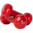 Matchu Sports Vinyl Kurzhantel Set 0,5/1/2/3/4/5 kg Gymnastikhanteln rot