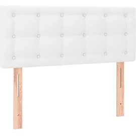 vidaXL Boxspringbett 90 x 200 cm Weiß