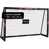 Dunlop Fußballtor Schwarz/Rot 180 x 120 x 60 cm
