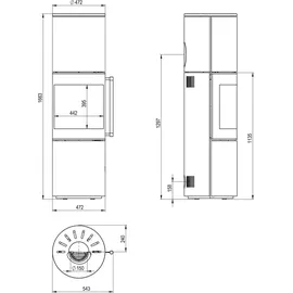 H&M Germany Mono 3.0 XL Stahl Schwarz