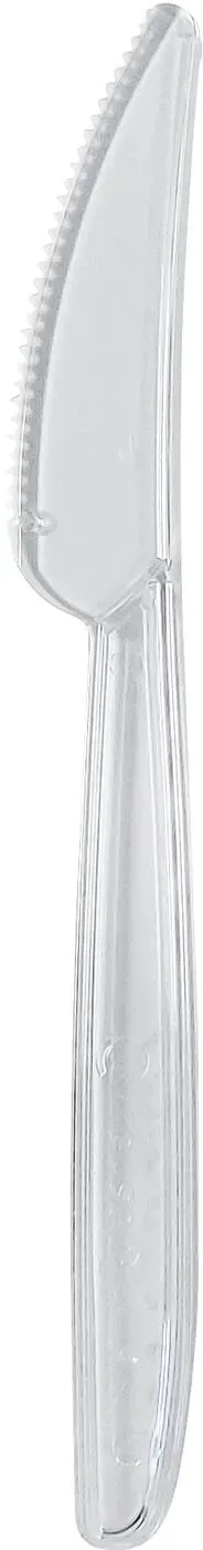 Messer Mehrweg spülmaschinengeeignet PS 18cm transparent,  50 Stk.