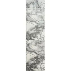 Läufer »Juliet«, rechteckig, 12 mm Höhe, modernes Marmor-Design, Läufer, Brücke, Kurzflor, pflegeleicht, 27822040-18 grau 12 mm