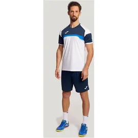 Joma Danubio III Kurzarm-set - White / Navy - 9-10 Jahre