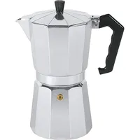 Krüger Espressokocher 9 Tassen Silber