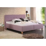 MAINTAL Mison 140 x 200 cm Tonnentaschen-Federkernmatratze | H2 flieder