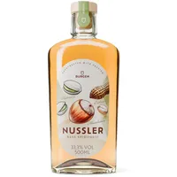Burgen Nussler Nuss Spirituose - Exquisites Nussaroma - Handgefertigter Genuss für Feinschmecker - 0,5 Liter, 33,3%vol.
