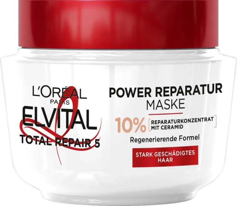 L'OREAL Elvital Total Repair 5 Intensiv Reparatur Haarmaske 300 ml