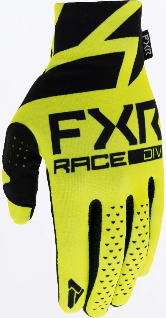 FXR Pro-Fit Lite Jugend Motocross Handschuhe, schwarz-gelb, Größe XL