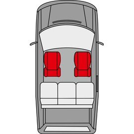 Walser Autositzbezug Modulo Highback für zwei Vordersitze 2-teilig