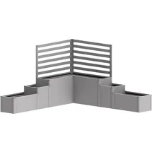 Biohort DaVinci Version 1 299,5 x 299,5 x 168 cm Silber