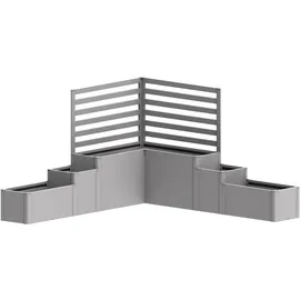 Biohort DaVinci Version 1 299,5 x 299,5 x 168 cm Silber